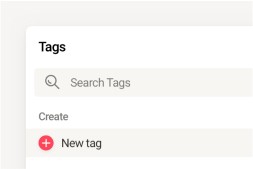 Create Tags Create Tags