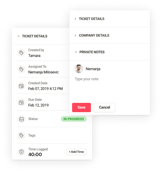 Create Private Notes