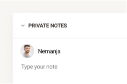 Create Private Notes